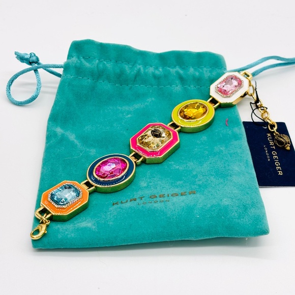 Kurt Geiger Multicolor Crystal Pavel Bracelet - Picture 2 of 4